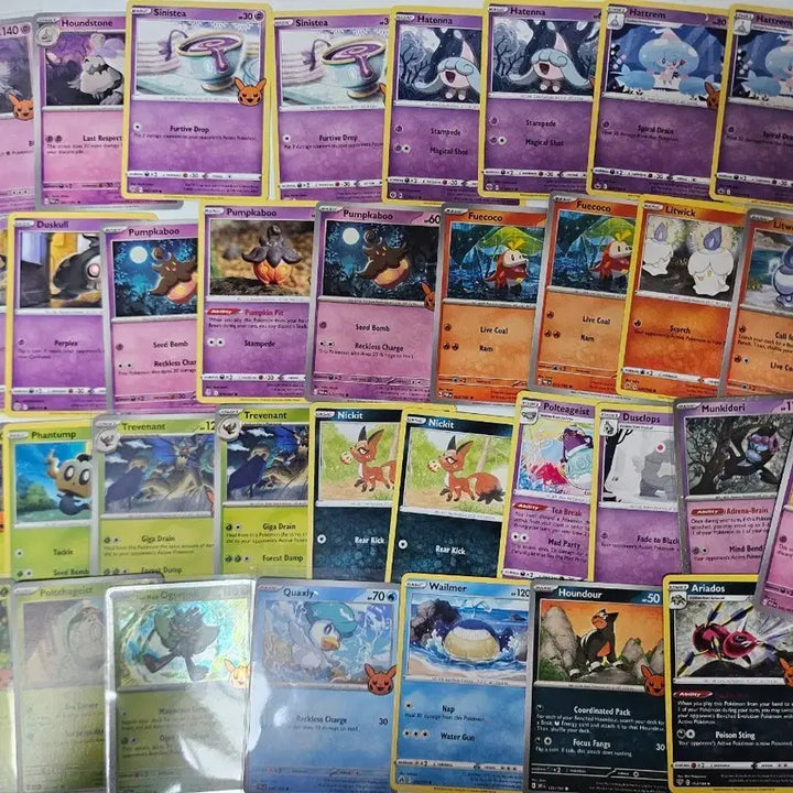 [BUNJANG] Pokemon Card North American Halloween Bundle Set 34 Cards / 포켓몬카드 북미 할로윈 34장 일괄