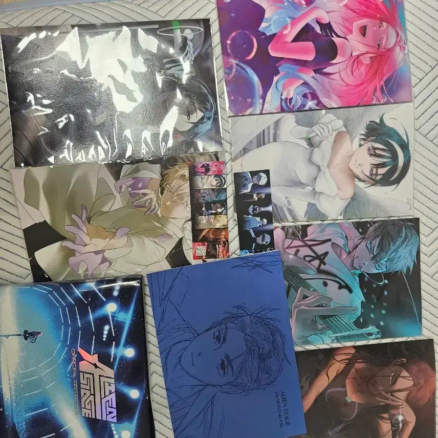 [BUNJANG] Alien Stage Artbook + Animate Exclusive Poster, Drawing Book, and Exclusive Set / 에일리언 스테이지 아트북 + 애니매이트 특전 포스터 특전 드로잉 북 특전