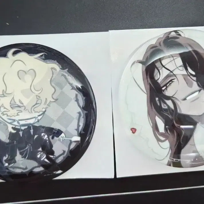 [BUNJANG] A-Stage AaD Pop-up Can Badge Set Hyunah (LD) + Luca (SD) / 에이스테 AaD 팝업 캔뱃지 양도