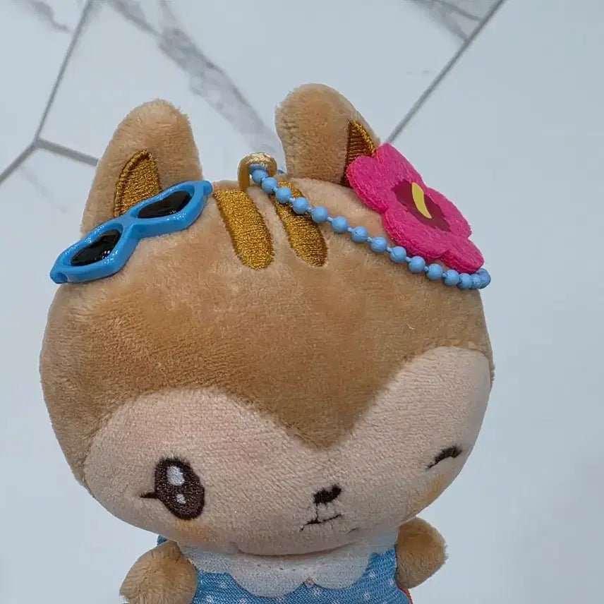 [BUNJANG] MINIVE Pop-Up Tanning MINIVE Plush Keychain (Dal-i) / 미니브팝업 태닝 미니브 플러시 (가을 / 달이)