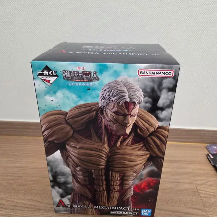 [BUNJANG] Attack on Titan Armor Titan A Prize Figure &amp; Goods Set / 진격의거인 제일복권 갑옷거인 A상 피규어, 아크릴 굿즈