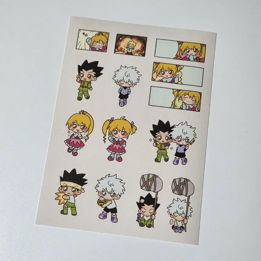 [BUNJANG] Hunter x Hunter Gon, Killua, Kurapika Sticker Set / 헌터헌터 스티커 곤 키르아 크라피카