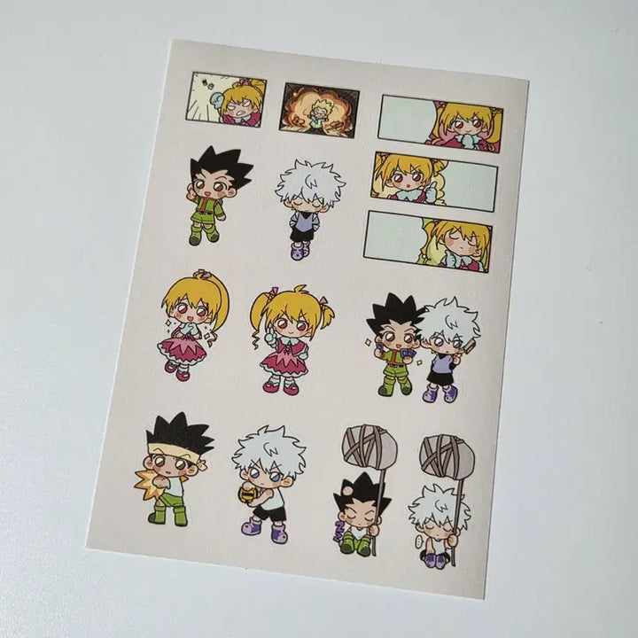[BUNJANG] Hunter x Hunter Gon, Killua, Kurapika Sticker Set / 헌터헌터 스티커 곤 키르아 크라피카