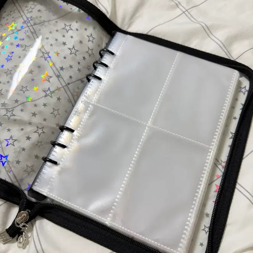 [BUNJANG] Star Design Photocard Binder - Holds 320 Photocards / 포토카드 바인더 새상품 8*40장 320장 수납가능