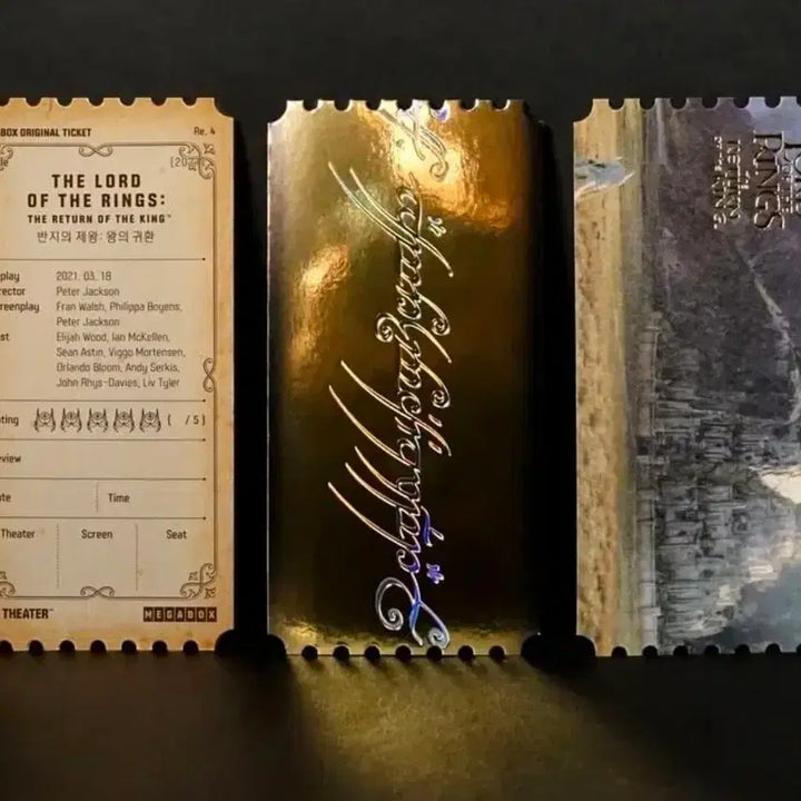 [BUNJANG] The Lord of the Rings Original Ticket Set / 반지의 제왕 오리지날 티켓 3종 오티 일괄 팝니다