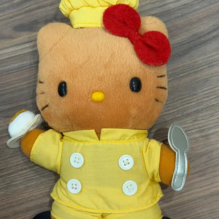[BUNJANG] Classic Tanning Kitty Chef Curry Doll / 고전 태닝 키티 요리사 카레 인형