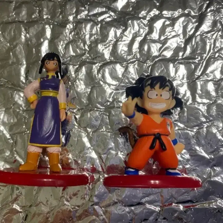 [BUNJANG] Dragon Ball Son Goku &amp; Chichi Coca-Cola Collaboration Figure Set (Set of 2) / 드래곤볼 손오공, 치치 피규어 2종 일괄[코카콜라 콜라보(정품)]