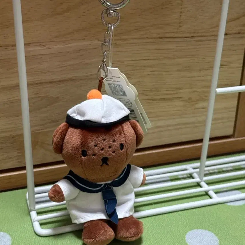 [BUNJANG] Miffy Busan Sailor Barbara Doll Keychain / 정품 미피 부산 세일러 바바라 인형 키링