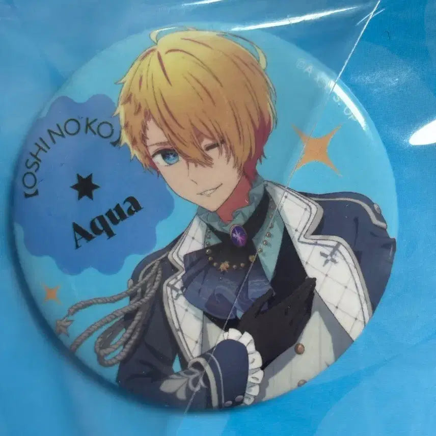 [BUNJANG] Oshi no Ko Aqua Can Badge / 최애의 아이 아쿠아 캔뱃지