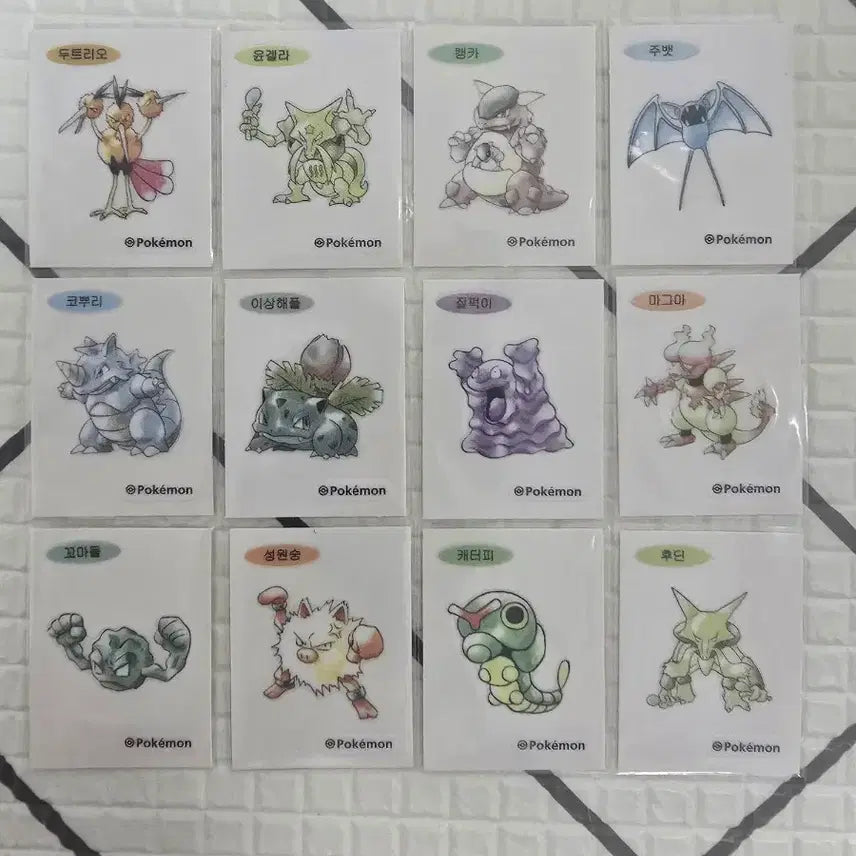 [BUNJANG] Pokemon 30th Anniversary Stickers / 포켓몬 30주년 띠부씰 판매