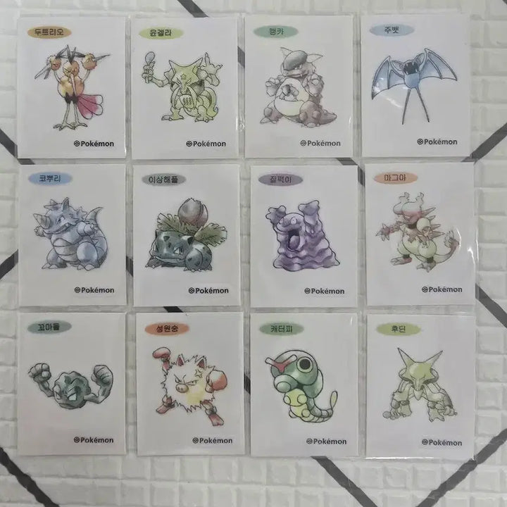 [BUNJANG] Pokemon 30th Anniversary Stickers / 포켓몬 30주년 띠부씰 판매