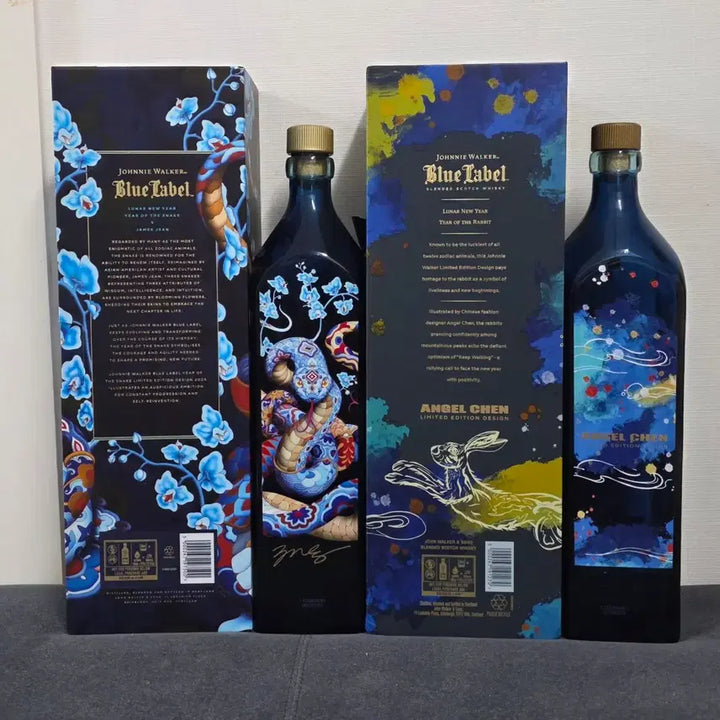 [BUNJANG] Johnnie Walker Blue Label James Jean/Angel Chen Edition Empty Bottle / 조니워커 블루라벨 제임스 진/베이 첸 에디션 위스키 공병