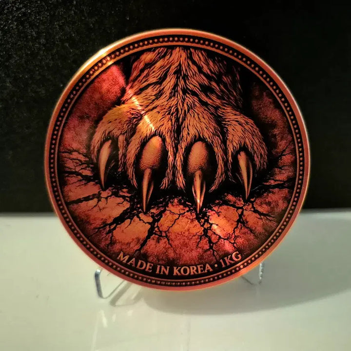 [BUNJANG] Korean Tiger Fine Copper Coin 1kg 99.9% Pure Copper / 한국 호랑이 구리바 1kg Made in korea 순동99.9