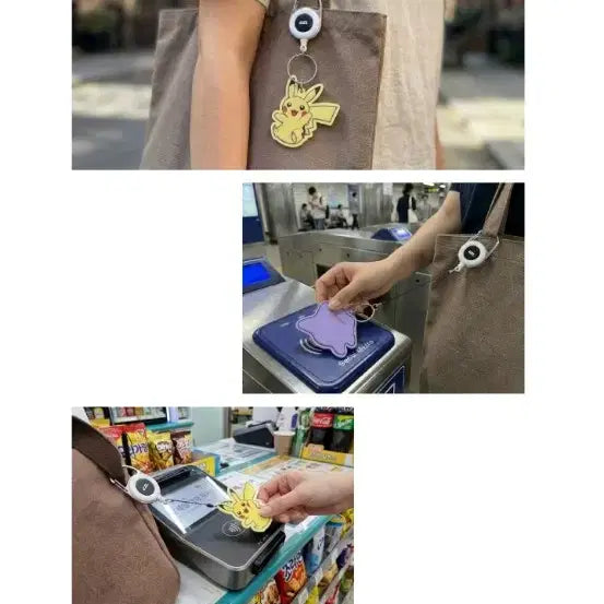[BUNJANG] Pokemon Magikarp Griptok Transportation Card Keychain (Sealed) / 포켓몬 키링 교통카드 (잉어킹) 미개봉