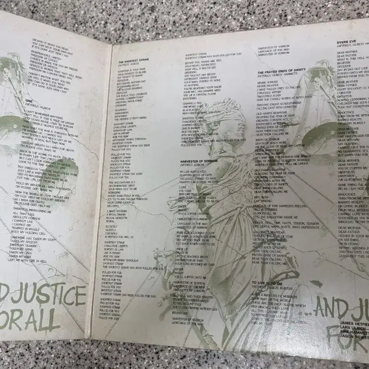 [BUNJANG] Metallica And Justice for All LP / 메탈리카 Metallica / And justice for all [LP]