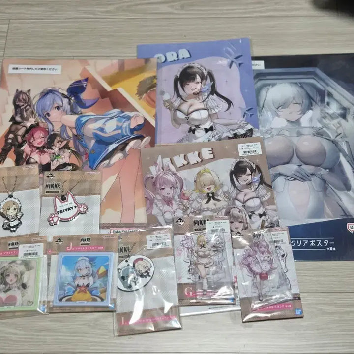 [BUNJANG] Niche Chapter 7 A-Class Mast Acrylic Coaster, Keychain, Poster, and Clear File Set / 니케챕터7 a상 마스트 (택포 7)
