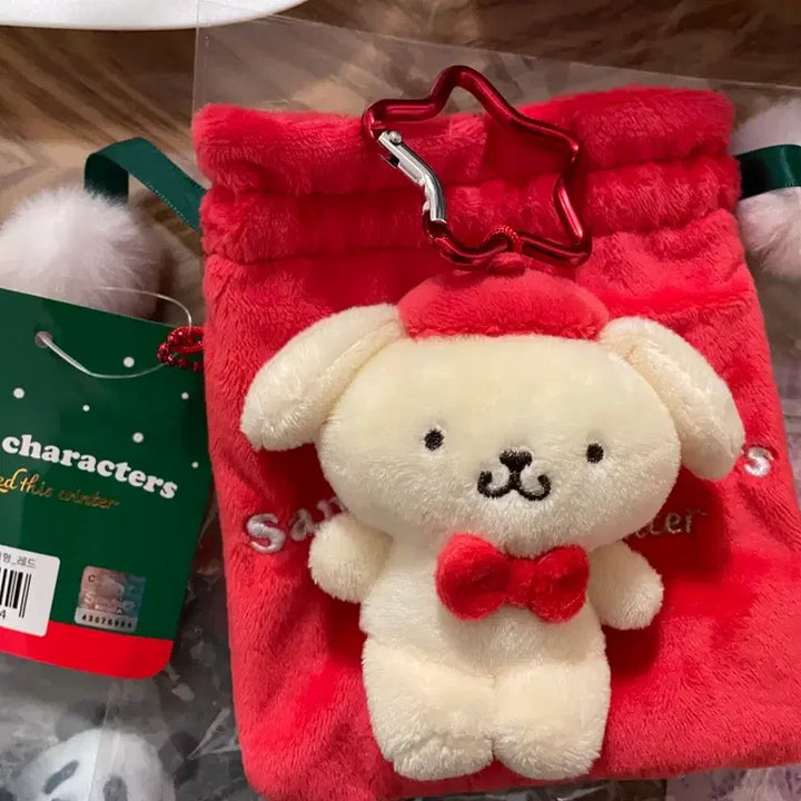 [BUNJANG] Sanrio Sweet Holiday Pompompurin Plush Doll / 산리오 스위트 홀리데이 팝업 폼폼푸린 인형