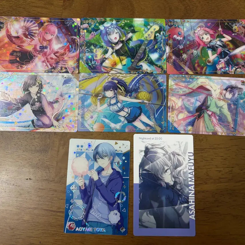 [BUNJANG] Project SEKAI Leo/need Vivid BAD SQUAD 25-ji, Nightcord de Wafer Card Bundle Set / 일괄) 급전) 프로젝트 세카이 레오니드, 비비드 베드 스퀘어(비베스), 25시 나이트 코드에서 웨하스 7장 이픽카드 1장