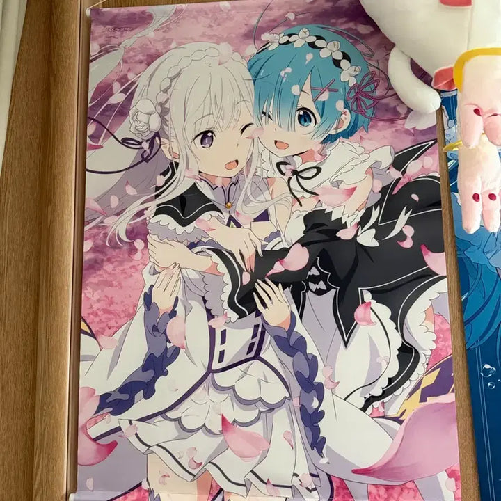[BUNJANG] Re:Zero Emilia Ram Tapestry / 리제로 에밀리아 렘 태피스트리