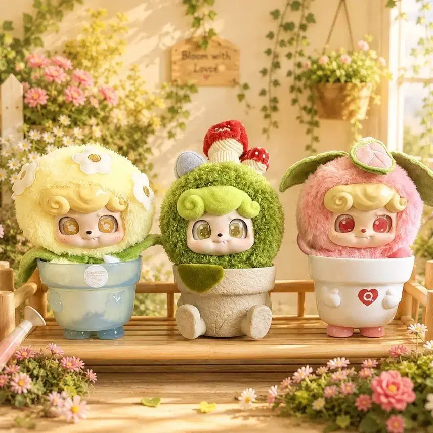 [BUNJANG] Qkidd Happy Garden Series Dolls (Set of 3) / 큐키드 해피가든 화분