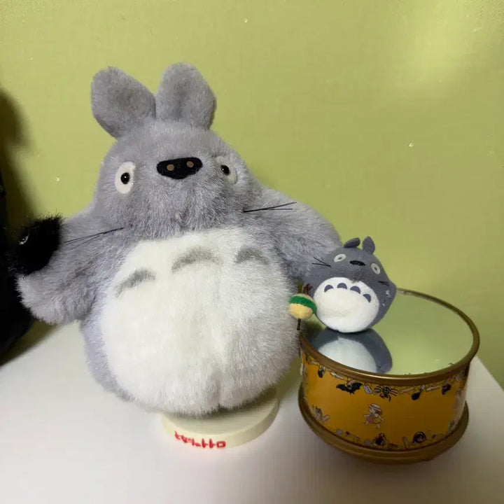 [BUNJANG] Vintage Studio Ghibli My Neighbor Totoro Rotating Music Box Set / 고전/지브리 토토로 인형 오르골 ,회전 오르골 일괄