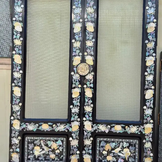 [BUNJANG] Najeonchilgi Mother-of-Pearl Doors (Set of 2) / 자개문짝 2점