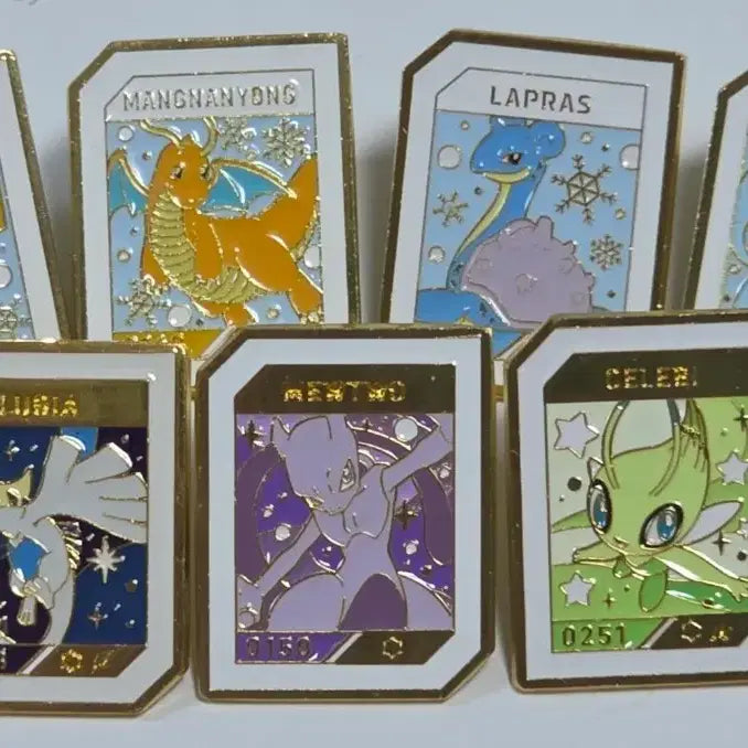 [BUNJANG] Isaac Toast Pokemon Metal Badge Set (7 Types) / 이삭토스트 포켓몬 메탈 뱃지 7종 일괄 판매합니다