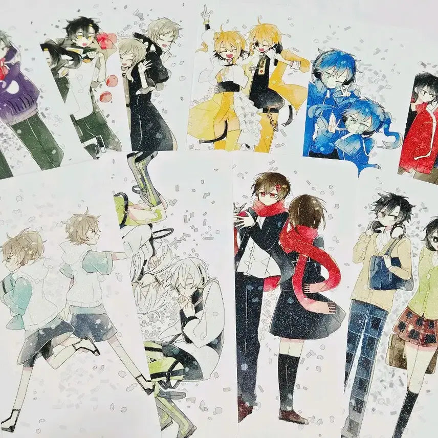 [BUNJANG] Kagerou Project Kagepro Original + TS Card Set (10 types) / ㅎㅈ님 카게로우프로젝트 카게프로 오리지널 + TS 카드텍 10종 세트