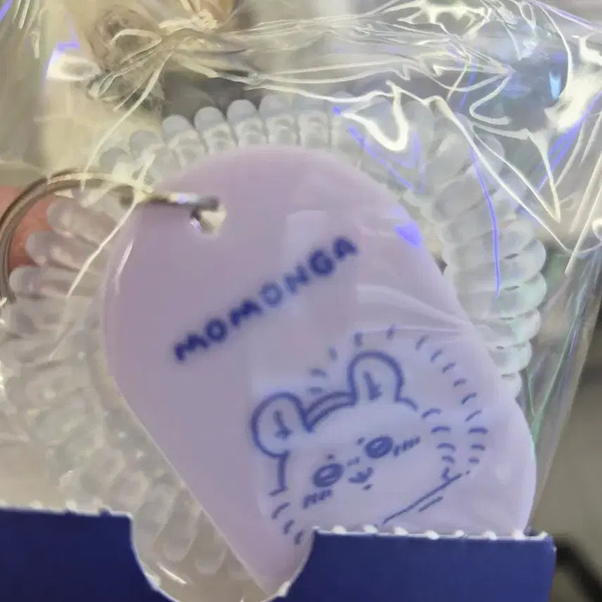 [BUNJANG] MOMONGA Sauna Acrylic Keyring / 모몽가 사우나 아크릴 랜덤 키링