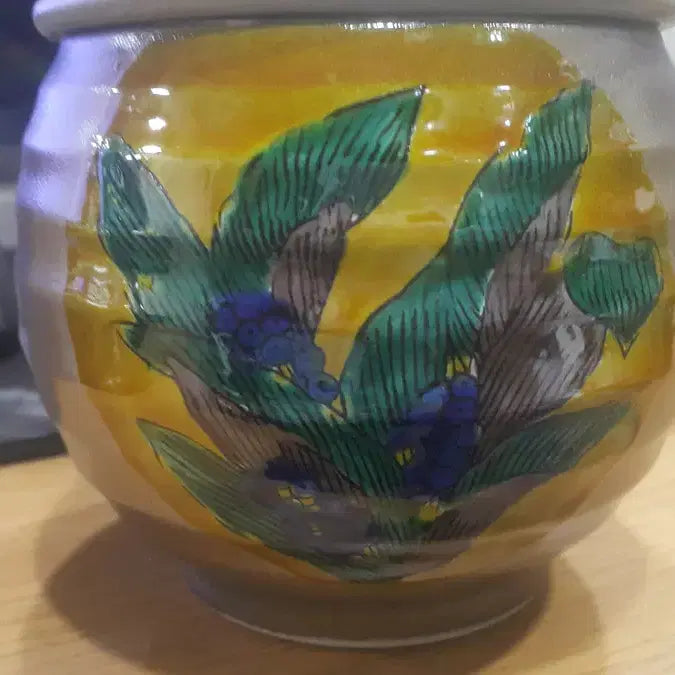 [BUNJANG] Kutani Kusan Porcelain Small Jar / 구곡/구다니 미산 도자기 1점