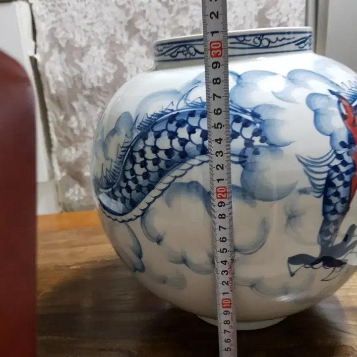 [BUNJANG] Master Potter Ahn Dong-oh Dragon Ceramic / 도예명장안동오선생용충호