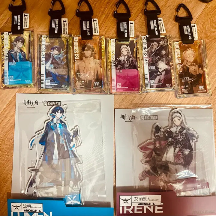 [BUNJANG] Arknights Lumen Irene Acrylic Goods Bundle Set / 명일방주 루멘 아이린 통행증 아크릴 굿즈 일괄판매