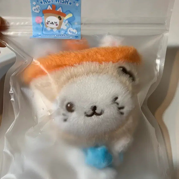 [BUNJANG] NCT WISH Yushi Original Wishdoll Bubble Cat Plush Keychain / 엔시티 위시 유우시 버블냥 오리지널 위시돌 키링