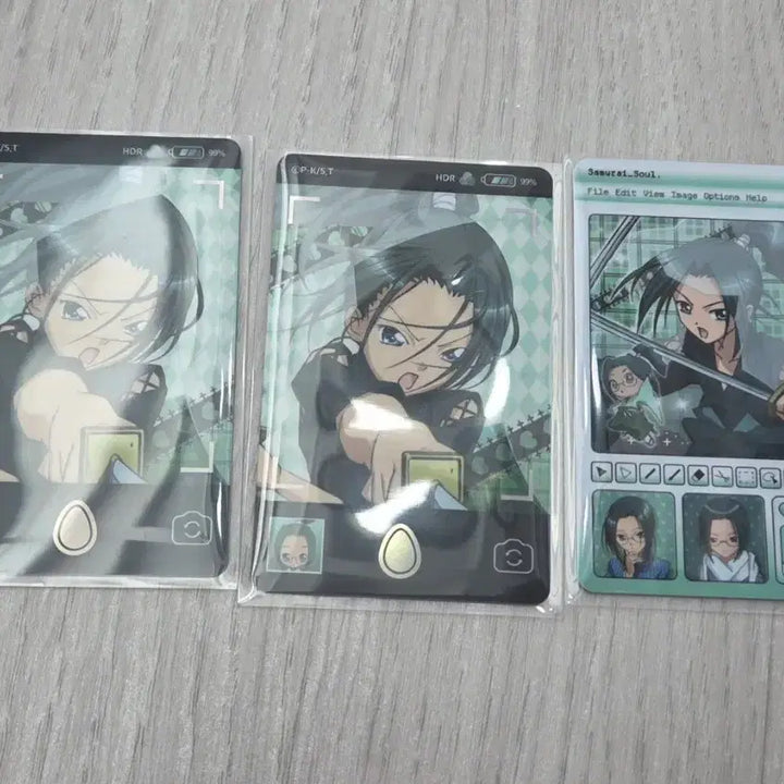 [BUNJANG] K-Pop Character Trading Cards Kairi 3-Piece Set with Badge / 캐릭캐릭체인지 포카 카이리 3장+뱃지1