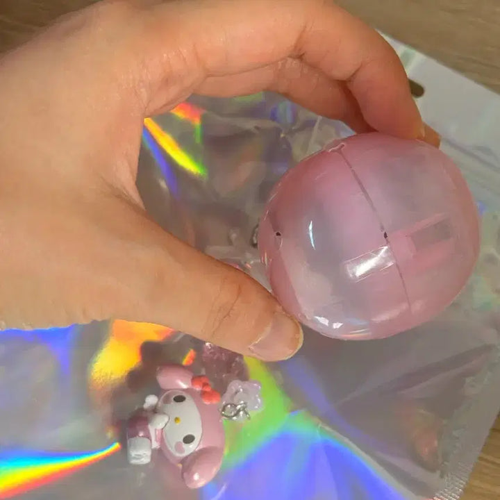 [BUNJANG] My Melody Angel Figurine Keychain / 마이멜로디 엔젤 풍경 키링 (정품 피규어)