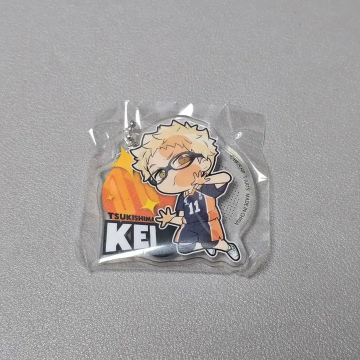 [BUNJANG] Haikyuu!! Tsukishima Kei Acrylic Keychain &amp; Acrylic Block Set / 하이큐 츠키시마 아크릴 키링 + 아크릴 블록 일괄