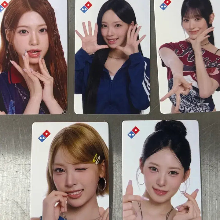 [BUNJANG] LeSserafim Domino Pizza Bundle Set Photocard / 리센느 도미노피자 포토카드 일괄판매