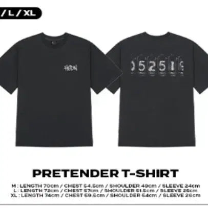 [BUNJANG] Official Higedan Pretense T-Shirt L Black / 히게단 프리텐더 티셔츠 오피셜히게단디즘 팝업 md