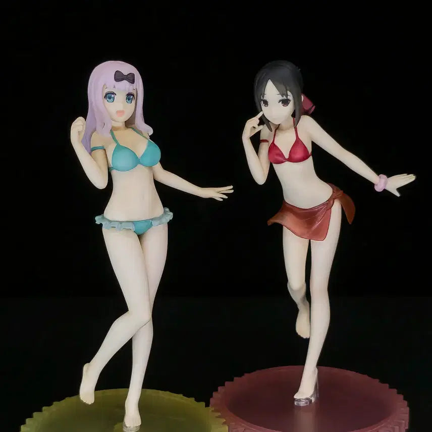 [BUNJANG] FREEing Kaguya-sama: Love is War Chika Fujiwara Swimsuit Figure Set / [FREEing] 카구야님은 고백받고 싶어 카구야 치카 수영복 피규어 세트판매