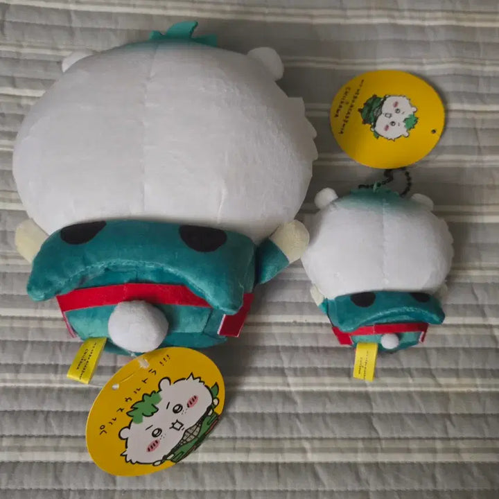 [BUNJANG] My Hero Academia x Chiikawa Izuku Midoriya Plush Mascot Doll Bundle Set / 히로아카 치이카와 콜라보 미도리야 누이 마스코트 인형 일괄