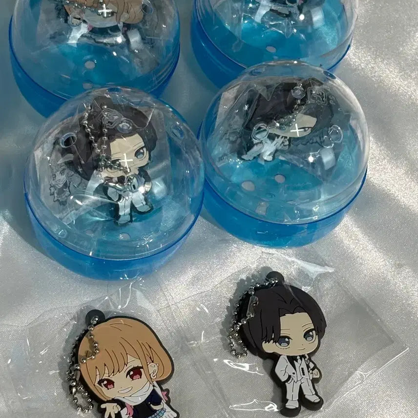 [BUNJANG] Bisque Doll Wa Koi Wo Suru Rubber Charm &amp; Strap Set (Marine Winter Uniform ver. + Reisa-sama ver.) / 그비돌 비스크돌 그비스크돌은사랑을한다 러버챰 러버스트랩 가챠 러버키링