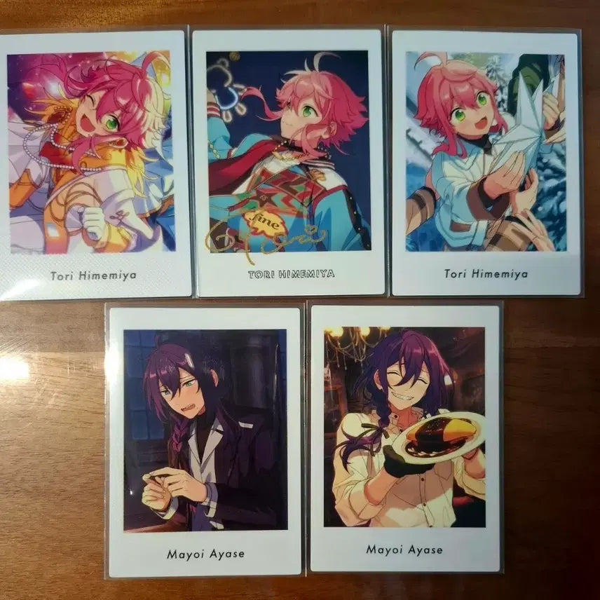 [BUNJANG] Ensemble Stars! Himemiya Tori &amp; Ayase Mayoi Polaroid Set / 앙상블스타즈 히메미야 토리, 아야세 마요이 폴라로이드