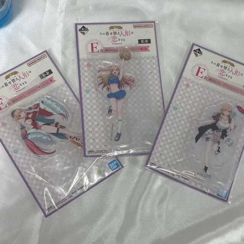 [BUNJANG] My Dress-Up Darling Kuji Acrylic Stand &amp; Clear File Set / 비스크돌 아크릴 쿠지 그비돌 마린 클리어파일 아크릴스탠드