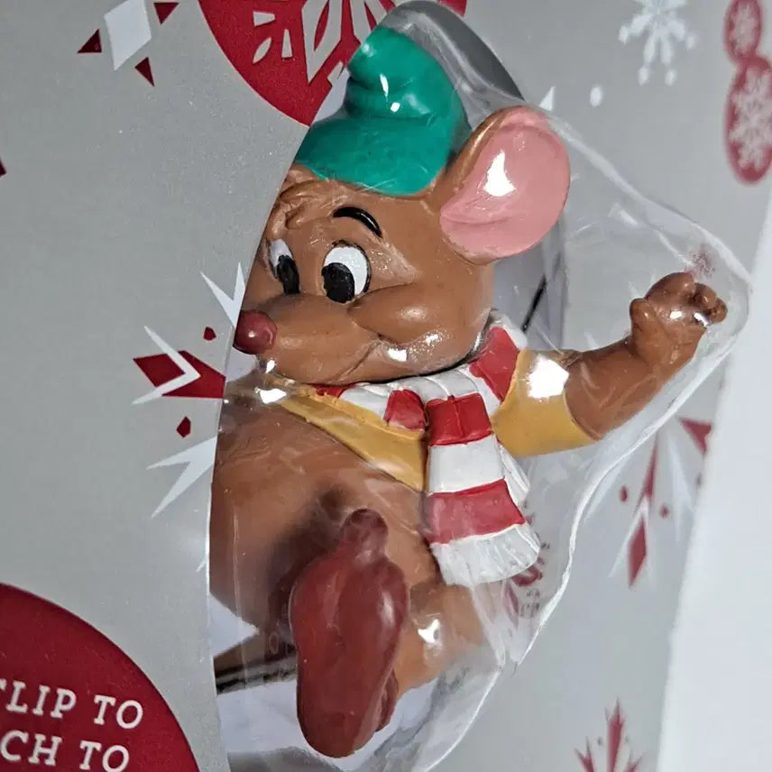 [BUNJANG] Disney Cinderella Mouse Jaq Gus Clip Ornament / 디즈니 오너먼트 신데렐라 생쥐 자크 거스 클립