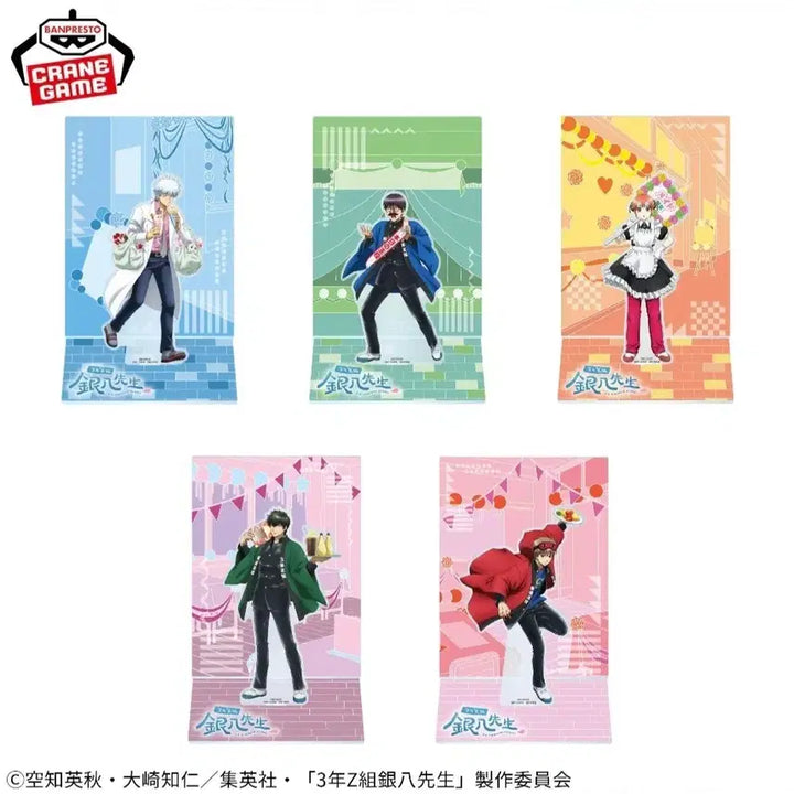 [BUNJANG] Gintama Gintoki &amp; Ginpachi Acrylic Diorama Stand (Sealed) / 은혼 삼젯 아크릴 스탠드 디오라마 긴토키 긴파치 (미개봉)