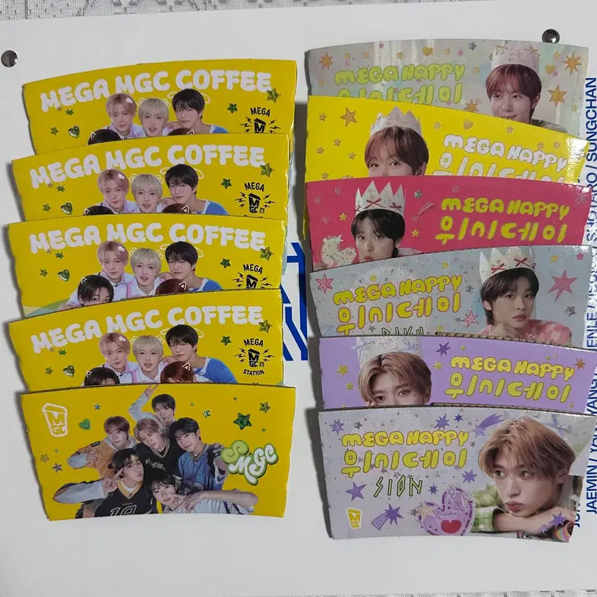 [BUNJANG] NCT WISH Cup Holder Bundle Set / (+뒷장) 엔시티 위시 컵홀더 일괄 판매