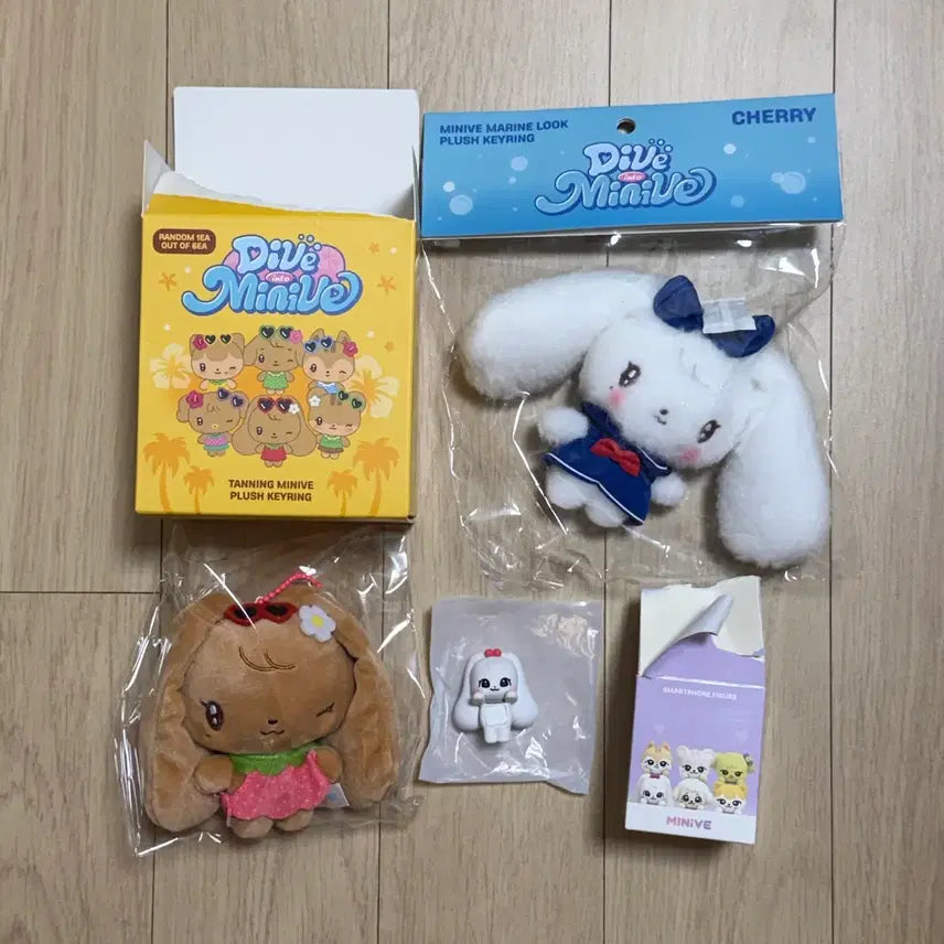 [BUNJANG] IVE Mini Love Cherry Wonyoung Plush Figure Bundle Set / 아이브 미니브 체리 장원영 팝업 인형 피규여 일괄 양도