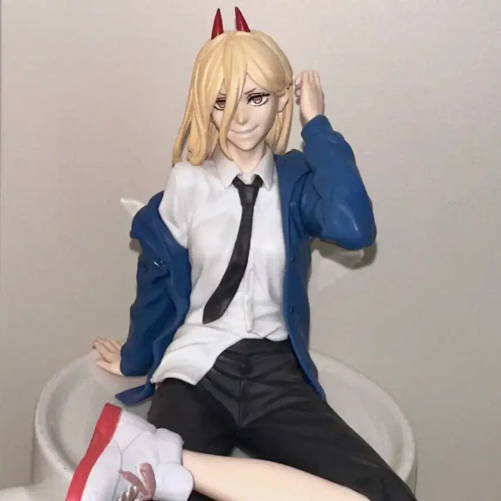 [BUNJANG] Chainsaw Man Power Noodle Stopper Figure / 체인소맨 파워 누들스토퍼 피규어