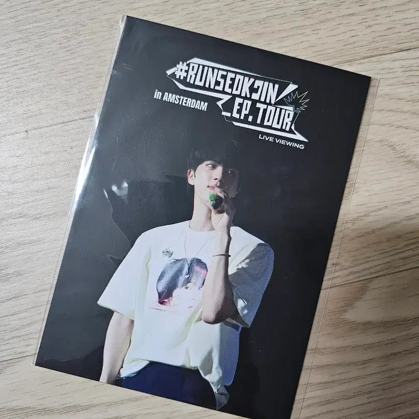 [BUNJANG] BTS JIN Run BTS CGV Special Edition Postcard Photocard / 방탄bts 달려라런석진 cgv특전엽서포카 라이브뷰잉run jin poca