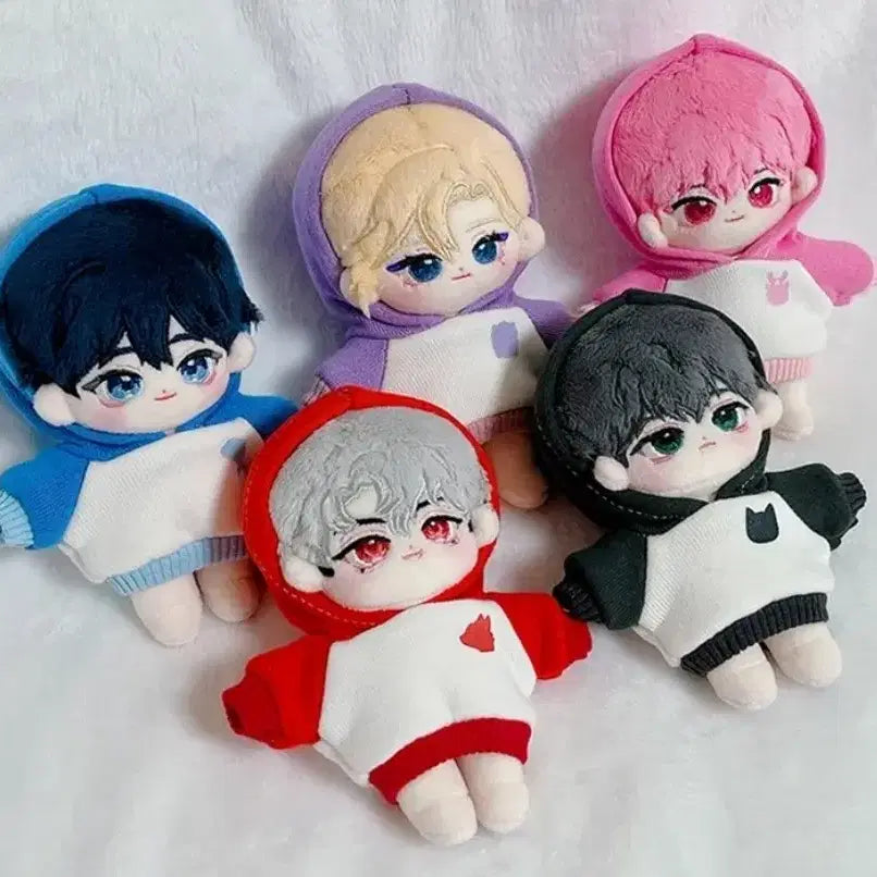 [BUNJANG] PLAVE Logo 10cm Hoodie Bundle Set / 플레이브 로고 10cm 후드티 5종 일괄 비공굿